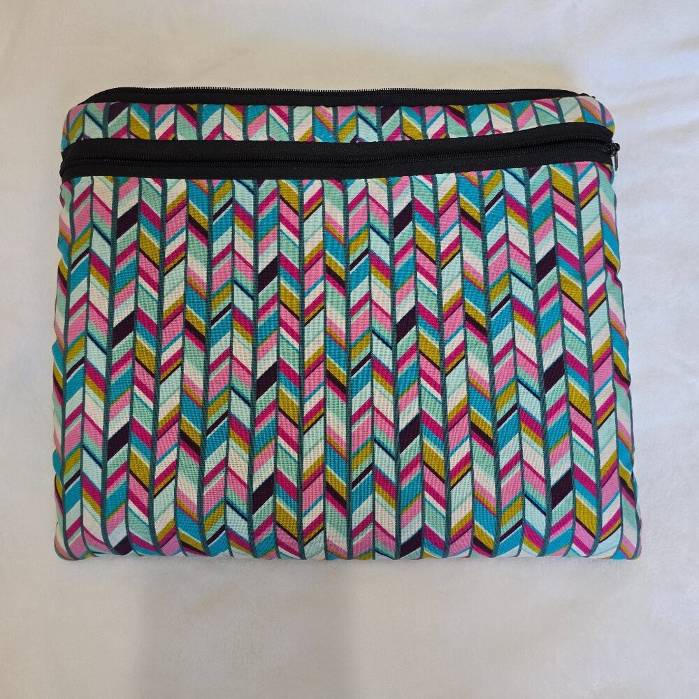 Blue Chevron Tablet case holder